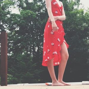 H&M Floral Wrap Dress